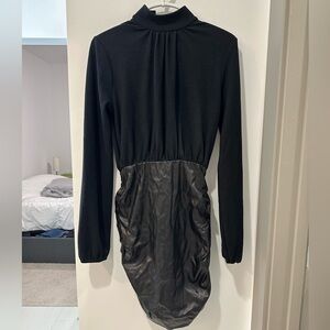 PLT Rouged Bodycpn Black Dress